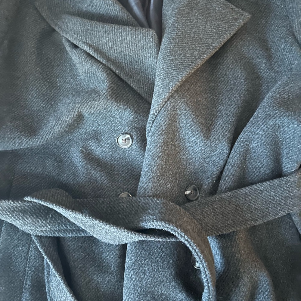 Old Navy Oversized Belted Coat in Heather Gray- 3X - Picture 8 of 9